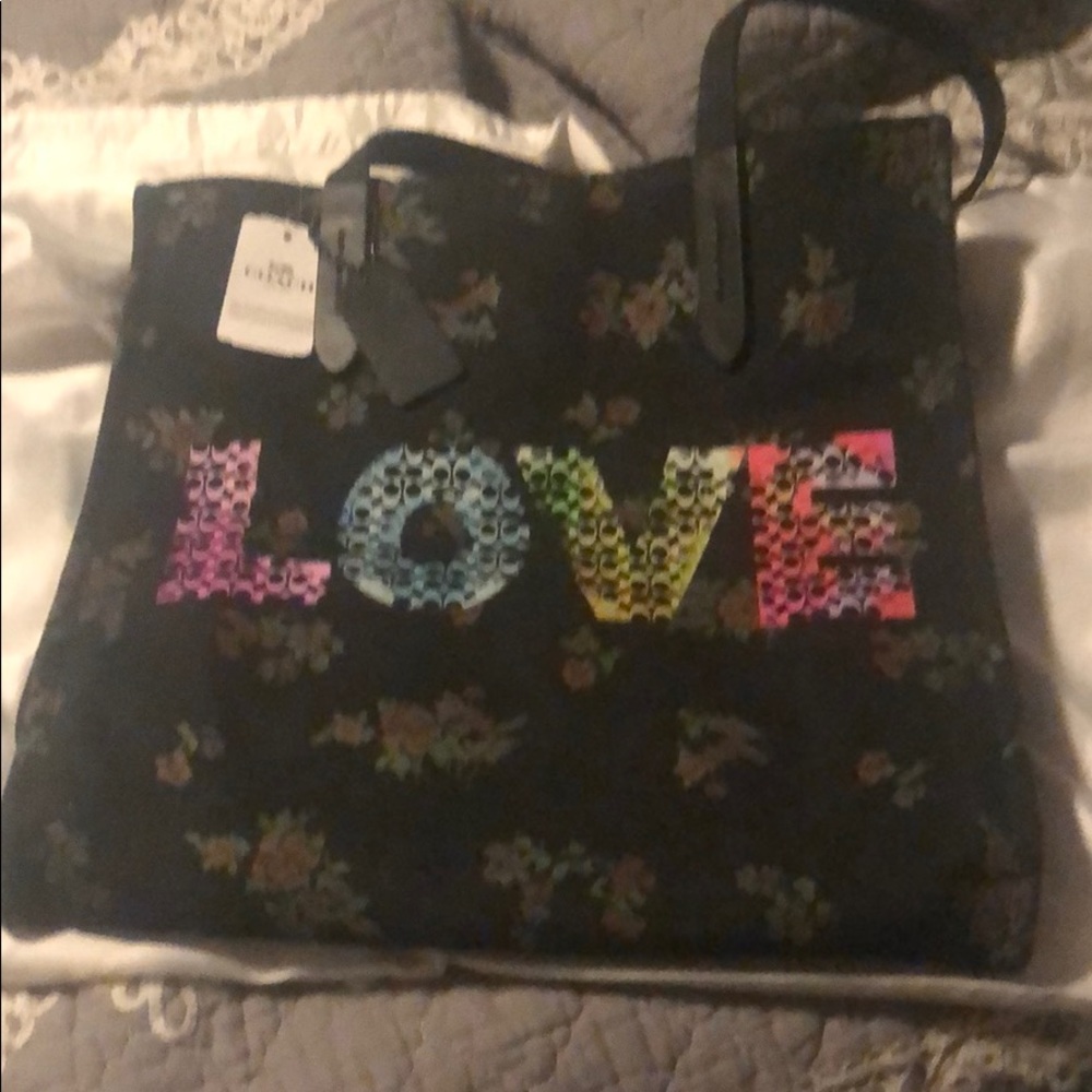 LOVE tote from the Coach Graffiti line